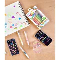OOLY: Jelly Gloss: Deco Gel Pens – Neon – 6ct Color Set, Arts & Crafts
