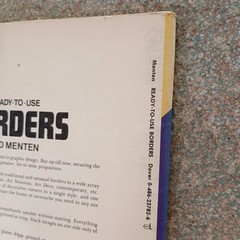 Ready To Use Borders By Ted Menten 1979 ISBN: 0-486-23782-6 Paperback Clip Art