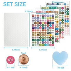 forever young Diamond Painting Labels as 1 Set, Round
