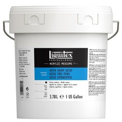 Professional Gesso Surface Prep Medium 3.78l 128oz Super Heavy