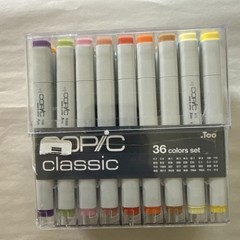Copic Classic Marker Set 36 Colors – New Sealed – Case Crack (See Photo)