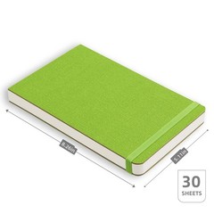 30 Sheets Watercolor Journal 5.1×8.26in,Small 6.1×8.26in, Green
