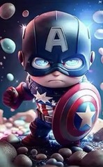 Superhero Similiar to Captain America Diamond Painting Craft Kit Size11.8×11.8”