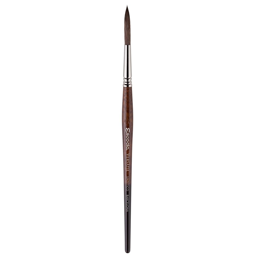 Artist Watercolor Acrylic Paint Brush Short Handle Rigger Size 2 1549-2