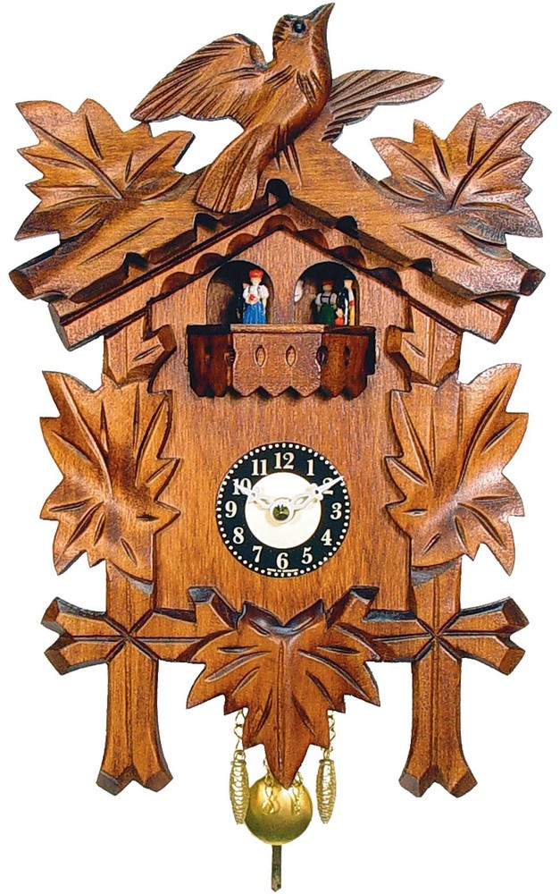 Engstler Battery-operated Clock – Mini Size with Music/Chimes – 9.75″H