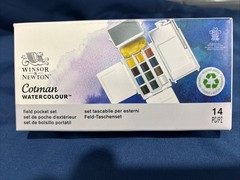 W&N Cotman Watercolor 14pc Field Pocket Set, NIP
