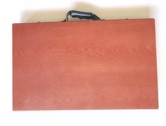123 Art Set Wood Case 44 Color Sticks 36 Colored Pencils Brushes Eraser & More