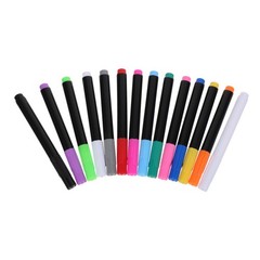 14 Pcs Wet Erase Water Chalk Dry Marker Black Board Glass Markers