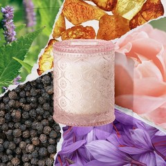 LA JOLIE MUSE Santal Rose Scented Candle – Saffron, & Pack 1,