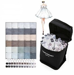 30 Colors Grayscale Art Marker Pen Double-Ended Sketch Markers Alcohol Based …