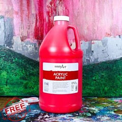 Handy Art Vermillion Acrylic Paint 64 oz