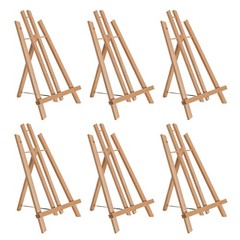 U.S. Art Supply 14″ Medium Tabletop Display Easel Beechwood Artist A-Frame