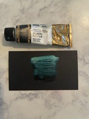 Mission Gold Bluish Pearls Watercolor 15ml Tube Used