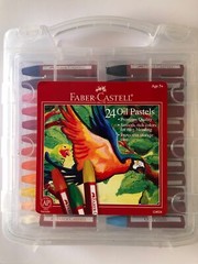 New – Unopened Faber-Castell Oil Pastels In Case- Ages 5+
