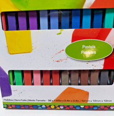 36 Royal & Langnickel Soft Pastels 1/2 size 1.65″ x .04″x.04″ Illustration