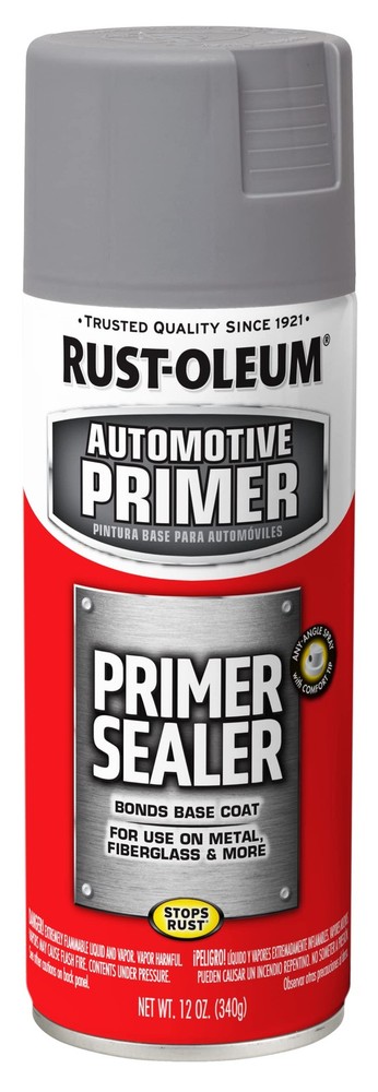 Rust-Oleum 249321 Automotive Primer Sealer Spray, 12 Count (Pack of 1), Gray