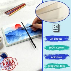 Mlife Green Wave Watercolor Sketchbook 4.7″x4.7″