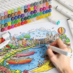Alcohol Markers 168 Colors with Base Support, Drawing Art Markers Perfect for…