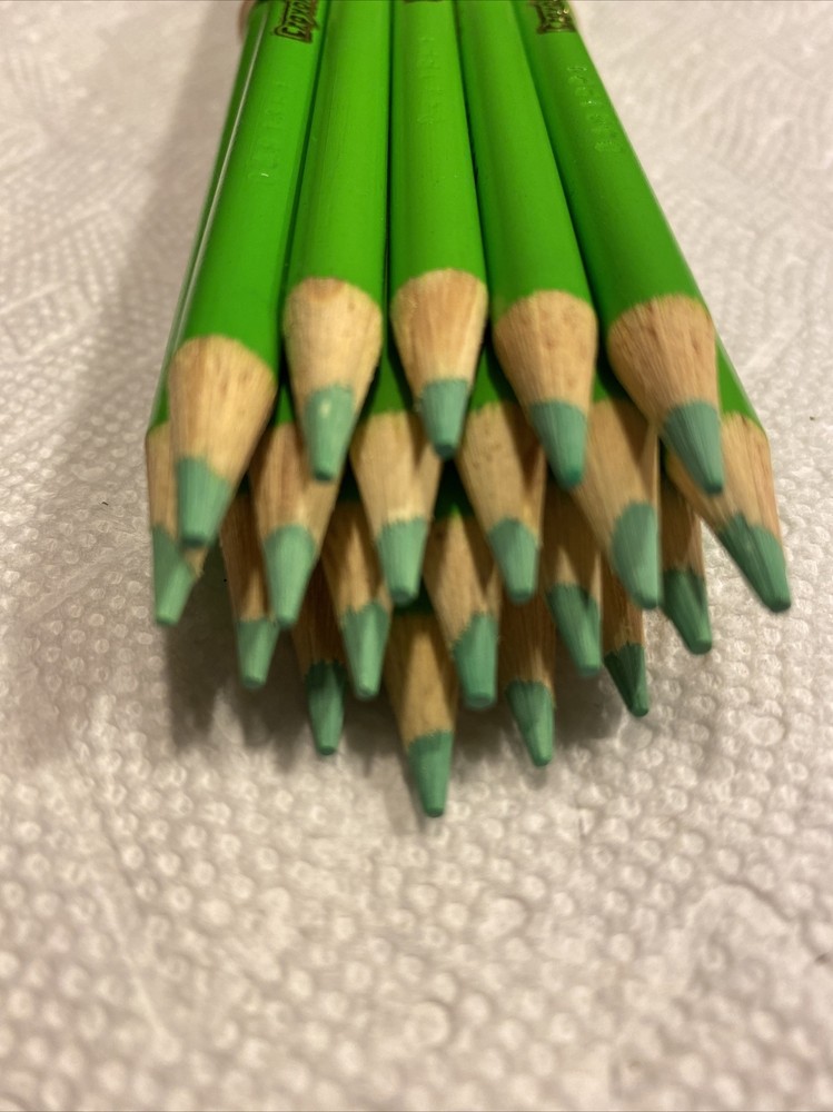 (20) Crayola Colored Pencils (lime green) BULK