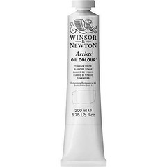 Winsor & Newton Artists’ Oil Color Paint, 200-ml Tube, Titanium White