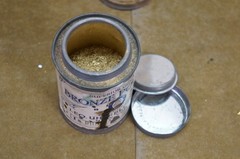 Assorted Lot of Aluminium Silver Gold Bronze Powder & Leaf Foil Hastings Uhlfeld
