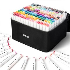 Hopesky Alcohol Markers 168 Colors, Dual Tip Art Markers Set with Fine & Chis…