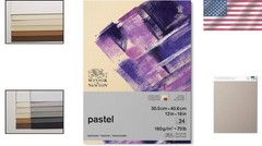 Pastel Paper Pad 12×16 Inches 24 Sheets Earth Colors for Art Coloring