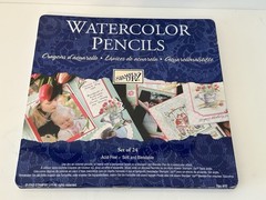 Stampin’ Up! Watercolor Pencils Set of 24 Multicolor Soft Blendable Acid Free