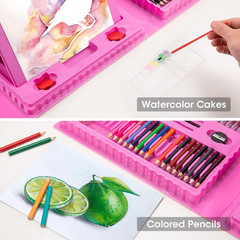 Vigorfun Art Supplies, 240-Piece Drawing Art Kit, Gifts for Kids Girls Boys Teen