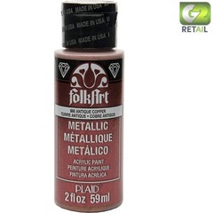 2 Oz Non-Toxic Metallic Acrylic Paint – Iridescent Antique Copper