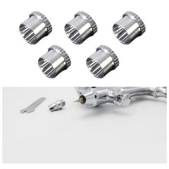 5Pcs Nozzle Caps Dust Cap Easy to Install Replacement Professional Airbrush