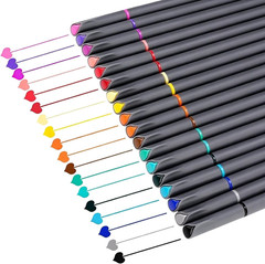 18 Colors Journal Planner Pens, Office School Supplies, Fine Point Fineliner …