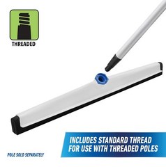 Unger Professional AquaFlex – 22” Uneven Surface Floor Squeegee with