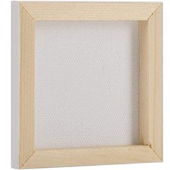 Tosnail 24 Pack 3 x 3 Mini Canvas and Easel Set, Small Art Easel Stand with Canv
