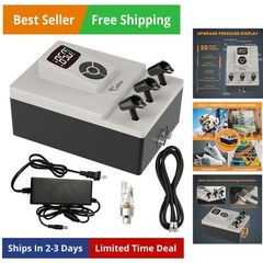 Professional Airbrush Compressor – 85 PSI High-Performance, Ultra-Quiet, with…