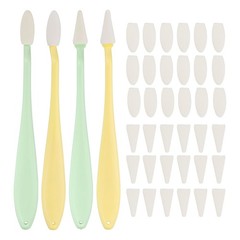 4 Pcs Sketch Trimmer Erase Sponge Wiper with 40Pcs Sponge Wipes(Green/Yellow)
