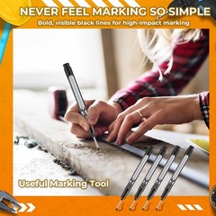 150 Pcs Long Nib Marker Pens – Quick Dry, Waterproof, Deep Hole Markers for Meta