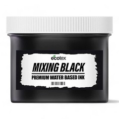 Black Water-Based Screen Printing Ink, 32oz Quart