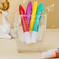 6/12PCS 3D Magic Popcorn Pens Puffy Paint Bubble Pen Kids Children 3D Art Pens