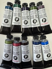 My first Primatek Color Dot sheets – Daniel Smith Extra Fine Watercolors