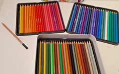 Staedtler Pencil Crayon Tin. 72 Pencil Set. Like New