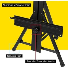 Premium Aluminum Tripod Tabletop Easel Adjustable Height Art Display Holder New