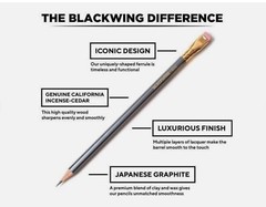 NEW Blackwing Palomino Pencils Classic Matte Black
