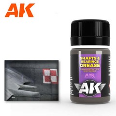 AK Interactive AK2032 Weathering Wash For Shafts And Bearings Enamel 35ml – US