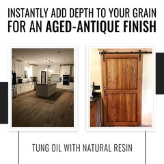 Real Milk Paint, Dark Tung Oil for Wood Finishing, Cutting Boards, Outdoor Furni