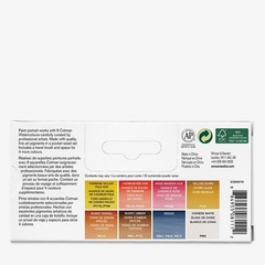 Winsor & Newton Cotman Watercolor 1 Count (Pack of 1), Red,Rose,White,Yellow