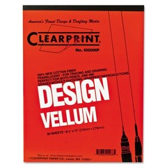 50 PCS 10001410 Vellum Pad AcidFree White Paper Sketch 81/2×11 Inch