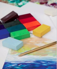 Encaustic Art The Original – BASIC SELECTION Set of 16 -Encaustic Wax Block C…