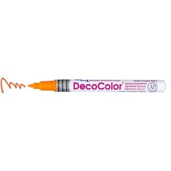 Marvy Deco Color Fine Point Paint Marker Orange 200-C-7 Permanent Ink 1PC