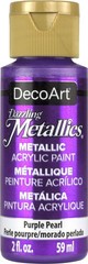 DecoArt Dazzling Metallics 2-Ounce Purple Pearl 2 Fl Oz (Pack of 1),
